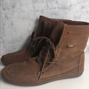 VANS MARAKA BOOT FLEECE SURF SIDERS DACHSHUND